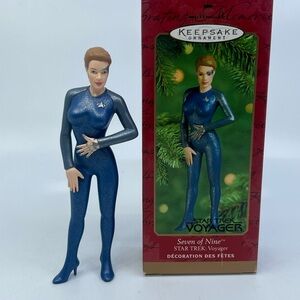 Hallmark Keepsake Ornament Star Trek Voyagerer Seven Of Nine Borg Jeri Ryan